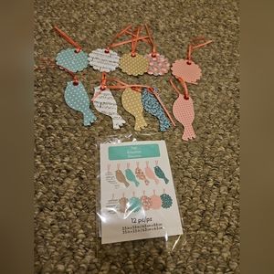 Recollections Purple Flowers Embellishments Decor, Set of 12 Shabby chic